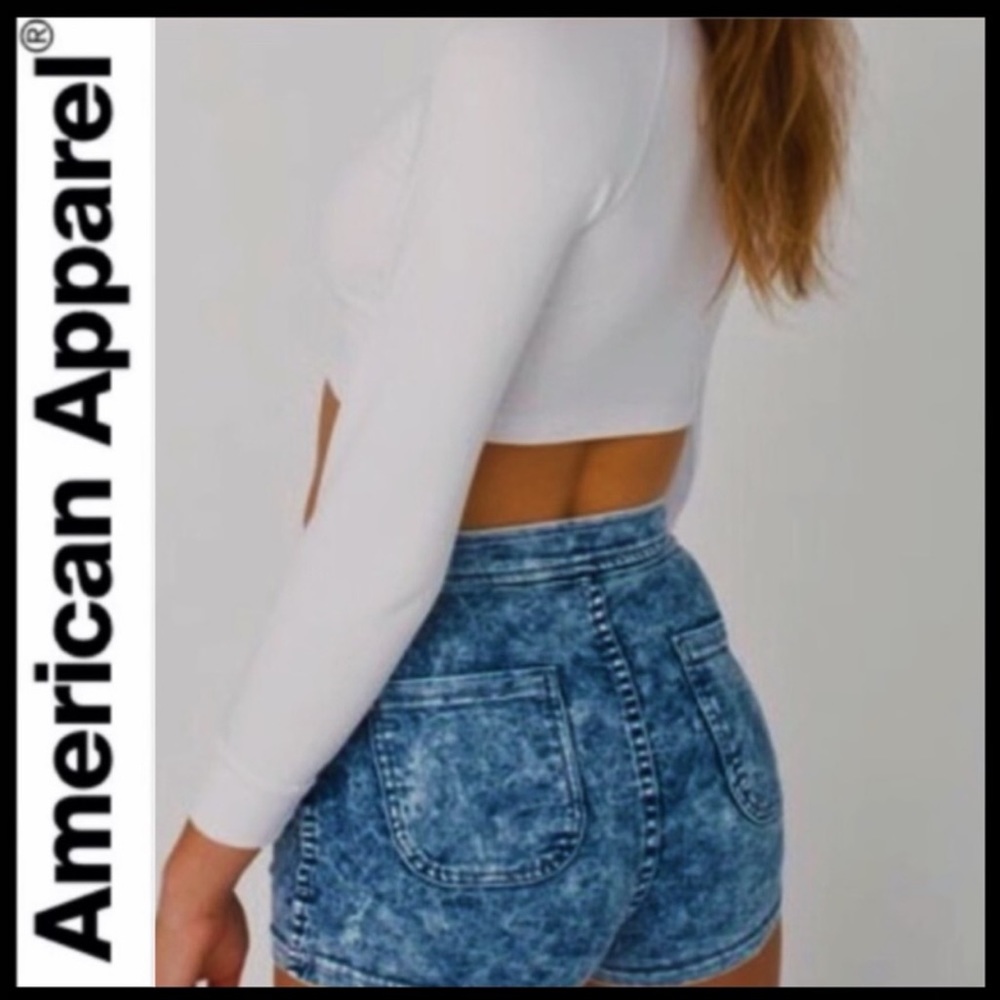 American Apparel Acid Wash Easy Shorts